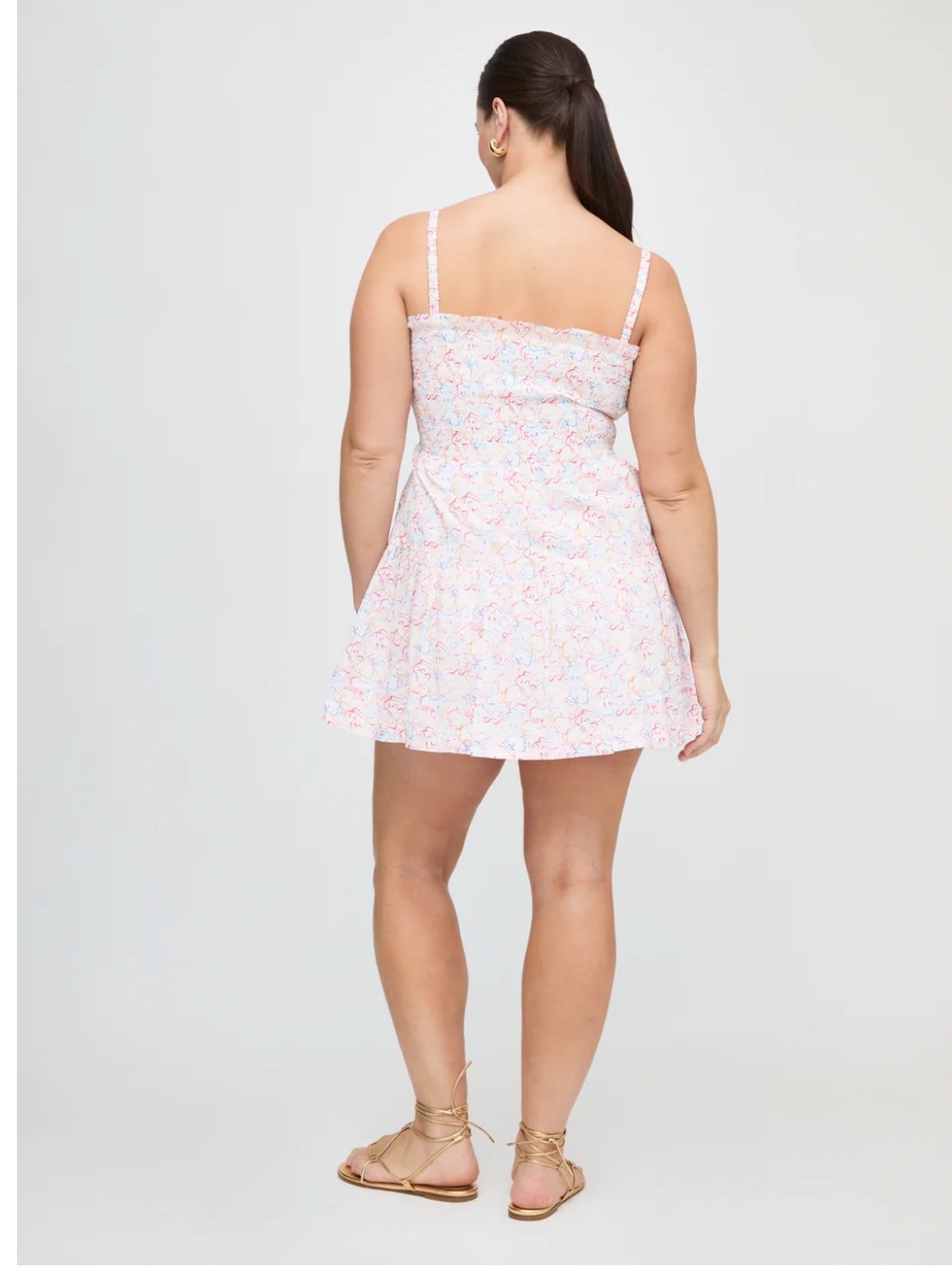Hill House Home The Rebecca Mini Nap Dress in Camo Fish White Multi Size XL - Picture 9 of 11